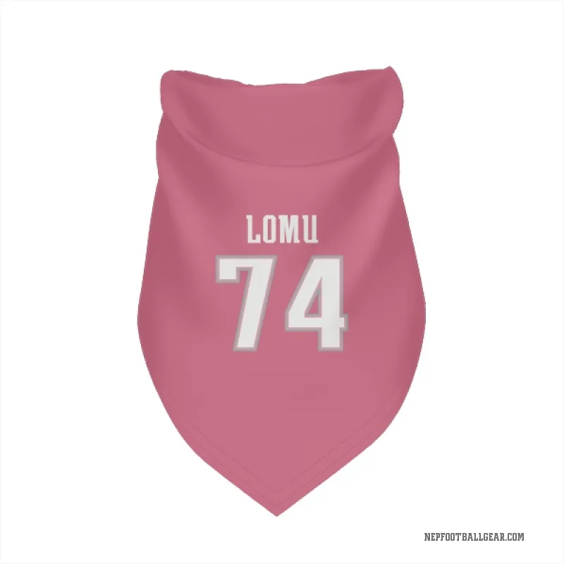 Caleb Lomu  Pink New England Patriots  Cat & Dog Pet Bandana