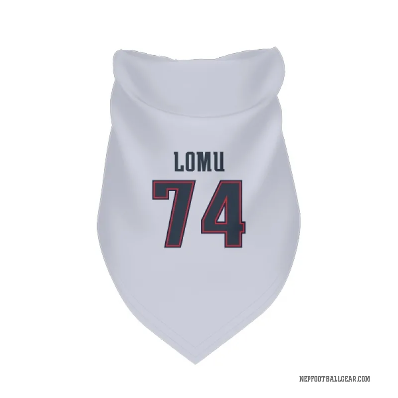 Caleb Lomu  White New England Patriots  Cat & Dog Pet Bandana