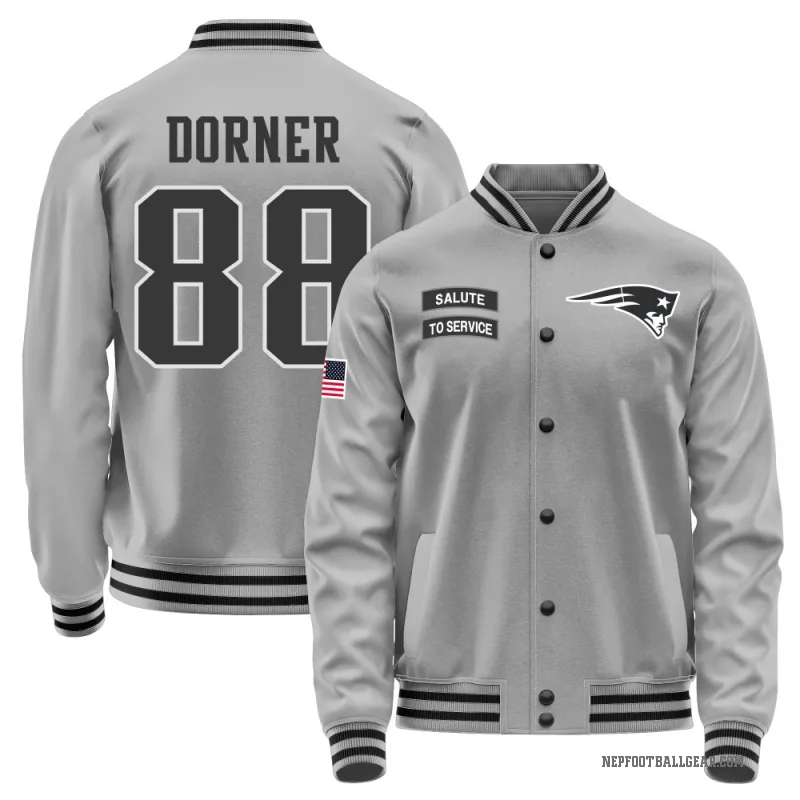 Cameron Dorner Youth Gray New England Patriots Salute to Service Performance Jacket