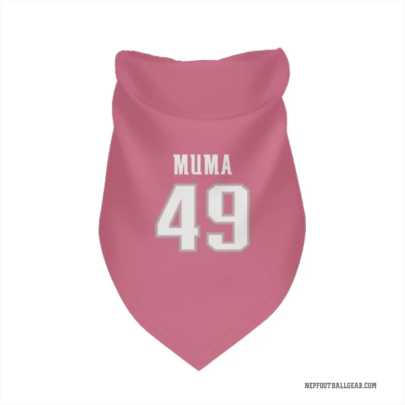 Chad Muma  Pink New England Patriots  Cat & Dog Pet Bandana