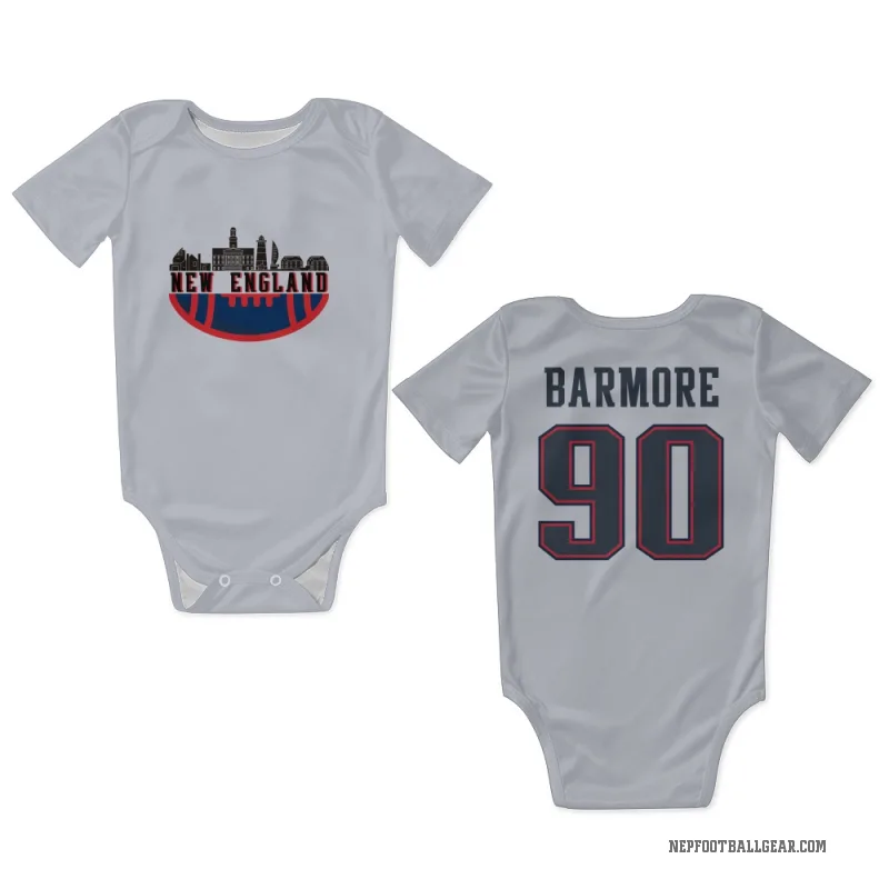Christian Barmore White New England Patriots Newborn & Infant Bodysuit