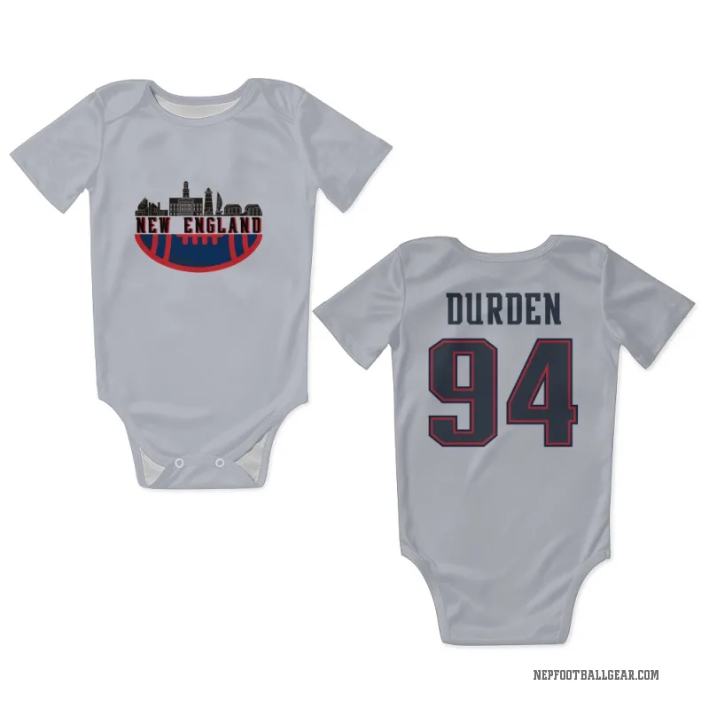 Cory Durden  White New England Patriots  Newborn & Infant Bodysuit