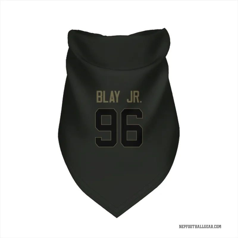 David Blay Jr.  Black New England Patriots  Service Cat & Dog Pet Bandana