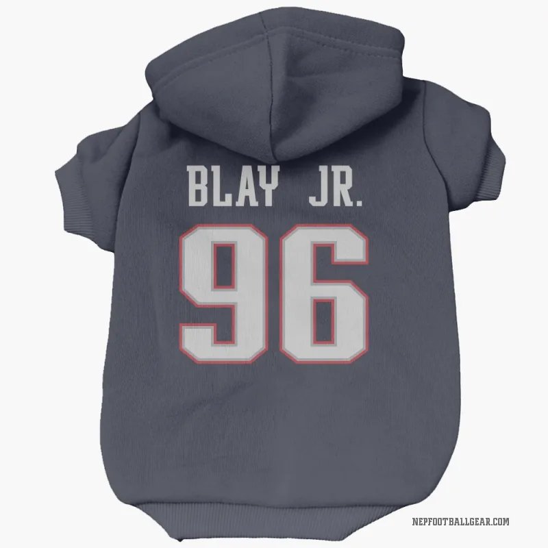 David Blay Jr.  Navy New England Patriots  Cat & Dog Pet Hoodie