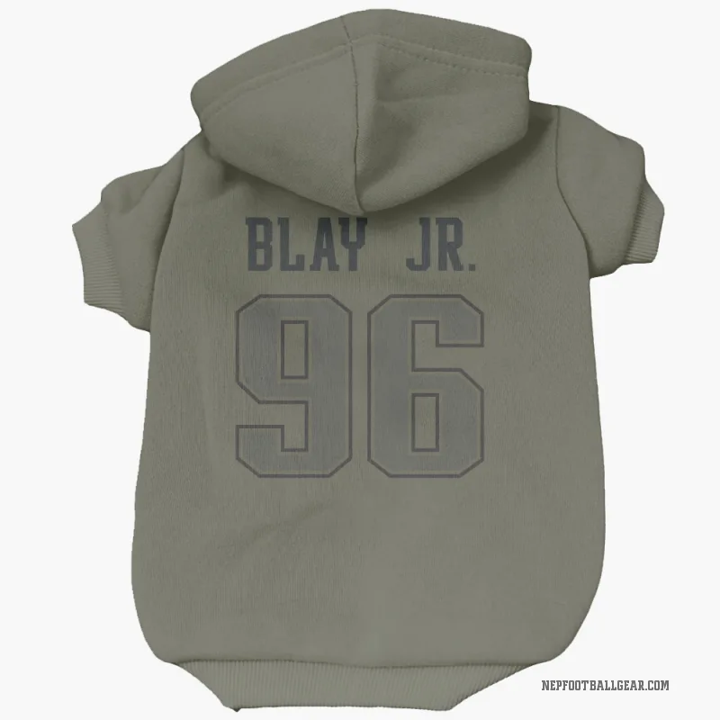 David Blay Jr.  Olive New England Patriots  Cat & Dog Pet Hoodie