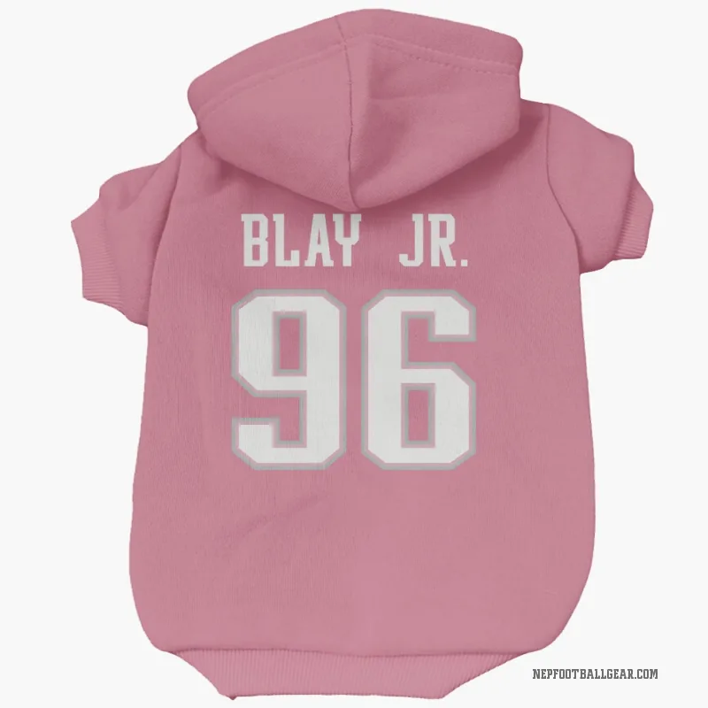 David Blay Jr.  Pink New England Patriots  Cat & Dog Pet Hoodie