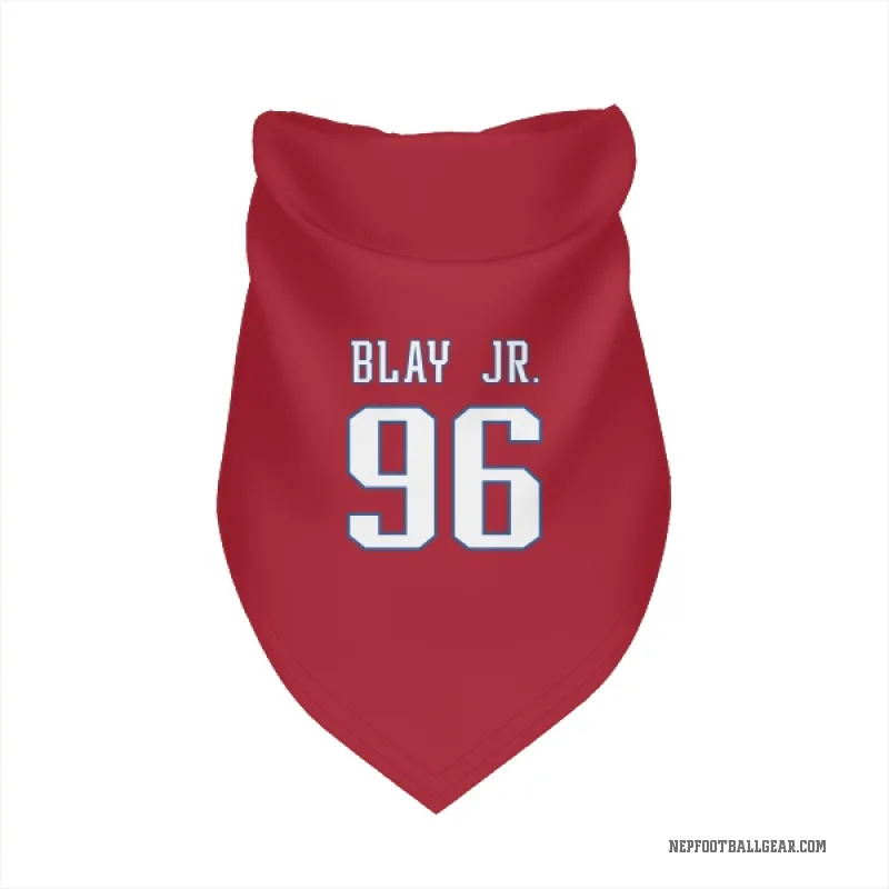 David Blay Jr.  Red New England Patriots  Cat & Dog Pet Bandana
