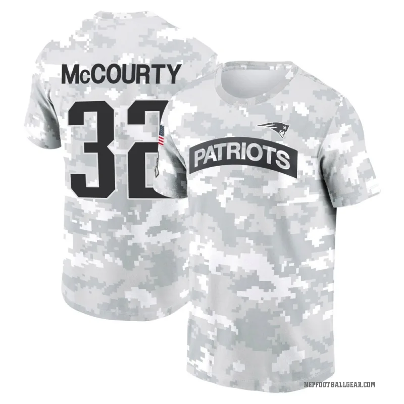 Devin McCourty Men's Camo New England Patriots Arctic 2024 Salute to Service Performance T-Shirt