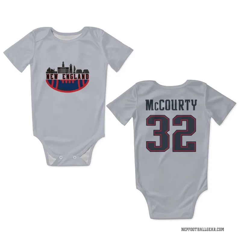 Devin McCourty  White New England Patriots  Newborn & Infant Bodysuit