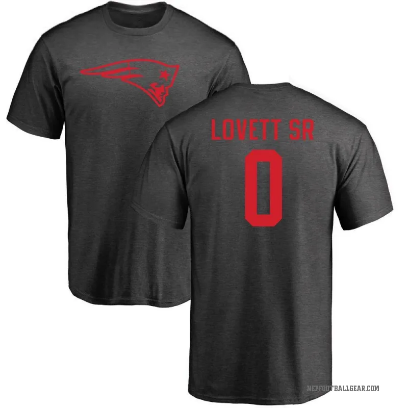 Fabien Lovett Sr. Youth Ash New England Patriots One Color T-Shirt -