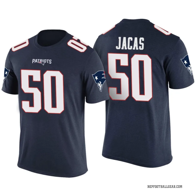 Gabe Jacas Men's Navy New England Patriots Color Rush T-Shirt
