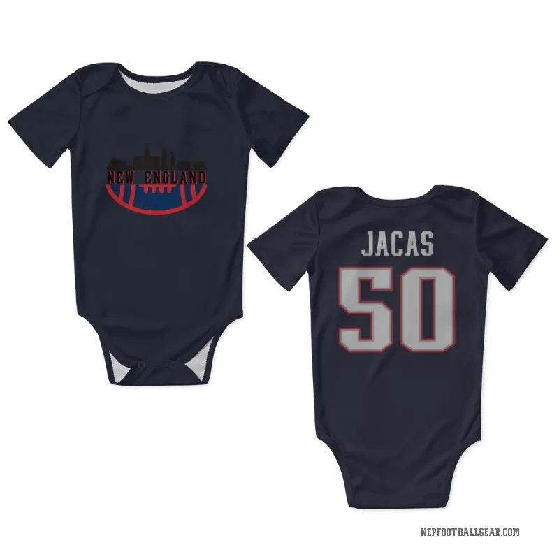 Gabe Jacas  Navy New England Patriots  Newborn & Infant Bodysuit