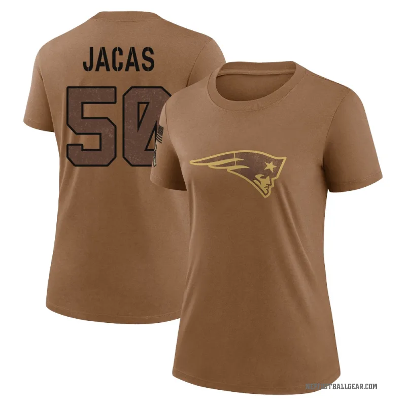 Gabe Jacas Women's Brown New England Patriots 2023 Salute To Service Performance T-Shirt
