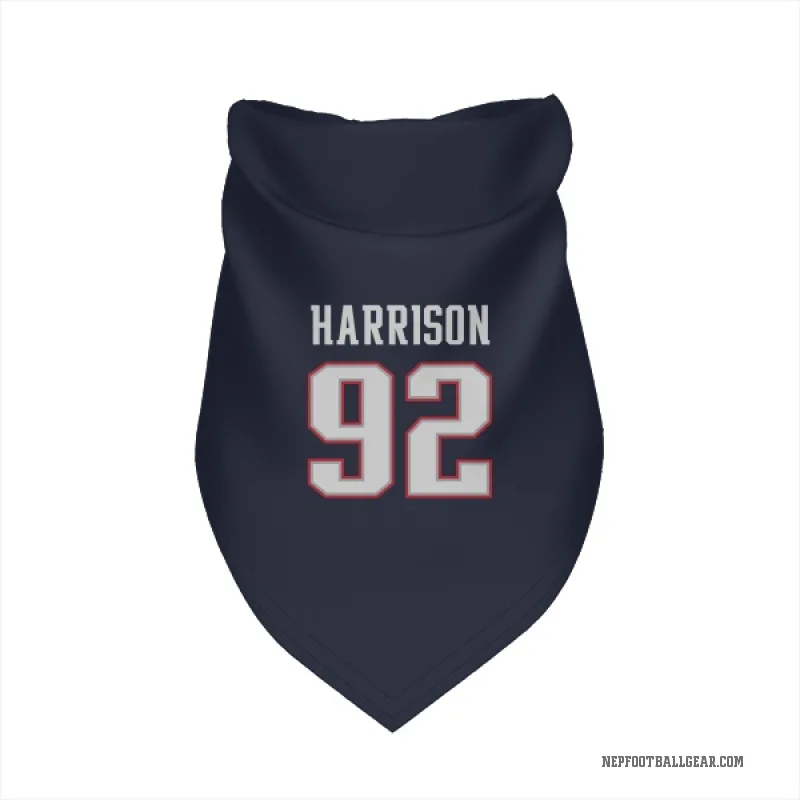 James Harrison  Navy New England Patriots  Cat & Dog Pet Bandana