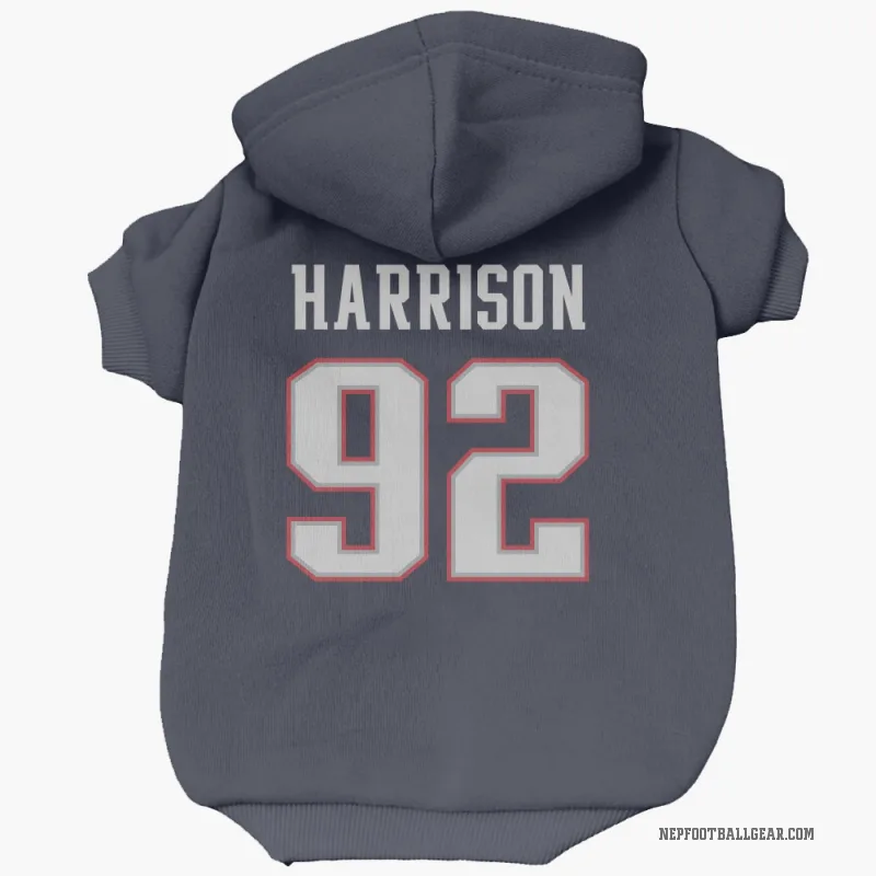 James Harrison  Navy New England Patriots  Cat & Dog Pet Hoodie