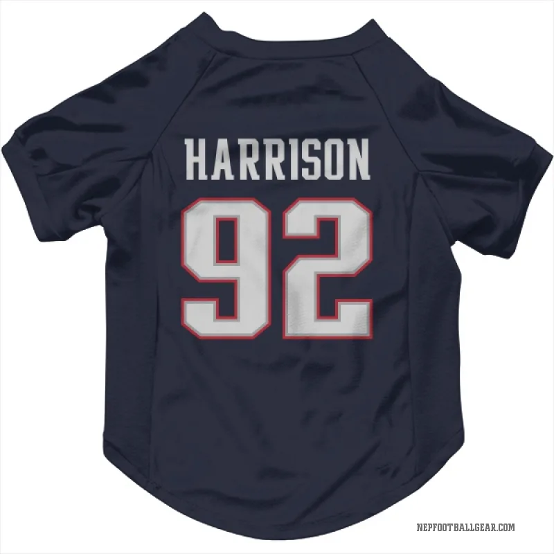 James Harrison  Navy New England Patriots  Cat & Dog Pet Jersey