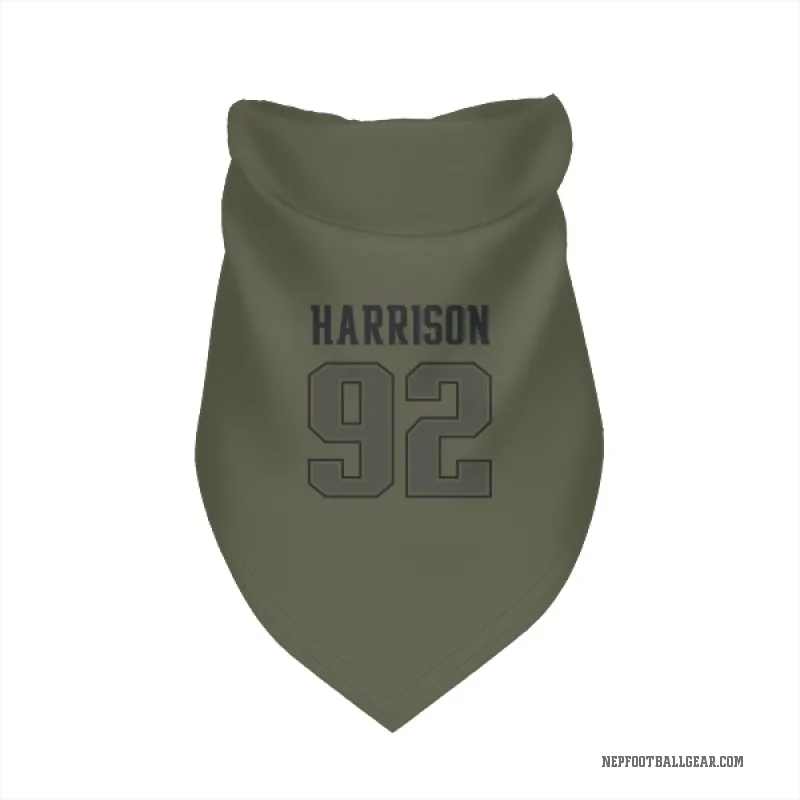 James Harrison  Olive New England Patriots  Cat & Dog Pet Bandana