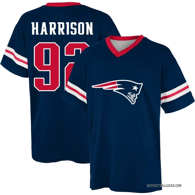 James Harrison Youth Navy New England Patriots Game Day V-Neck T-Shirt
