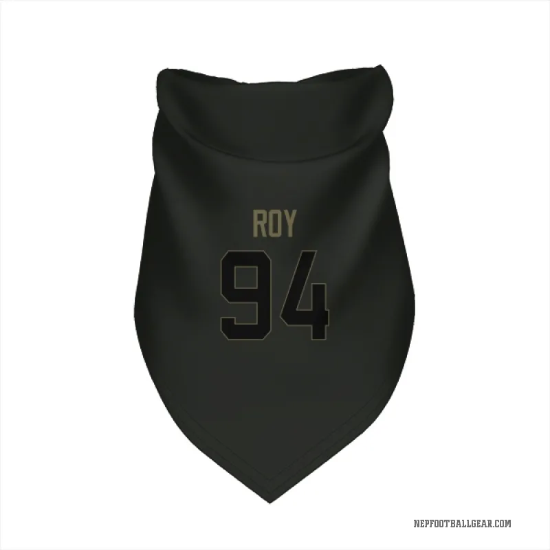 Jaquelin Roy  Black New England Patriots  Service Cat & Dog Pet Bandana