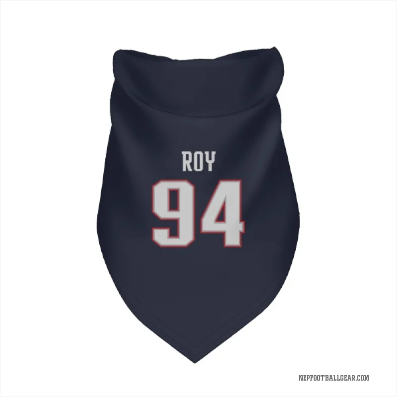 Jaquelin Roy  Navy New England Patriots  Cat & Dog Pet Bandana