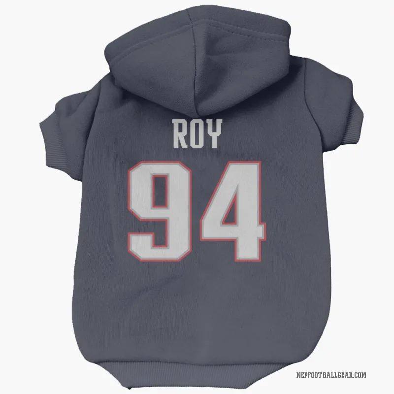 Jaquelin Roy  Navy New England Patriots  Cat & Dog Pet Hoodie