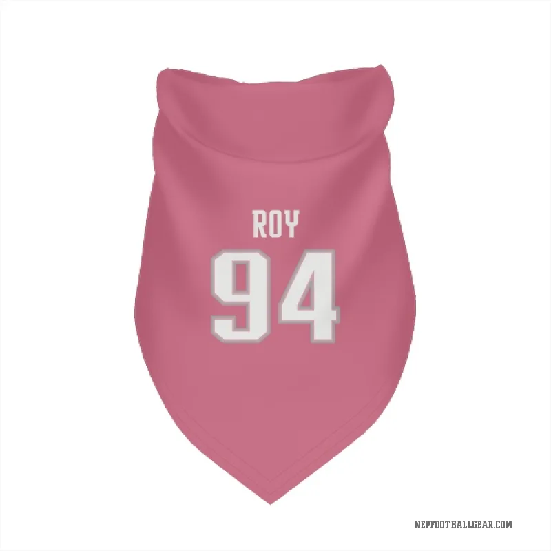 Jaquelin Roy  Pink New England Patriots  Cat & Dog Pet Bandana