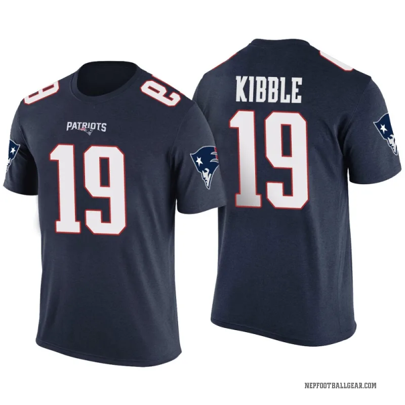 Jimmy Kibble Men's Navy New England Patriots Color Rush T-Shirt