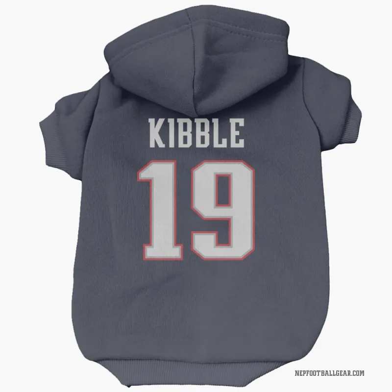 Jimmy Kibble  Navy New England Patriots  Cat & Dog Pet Hoodie