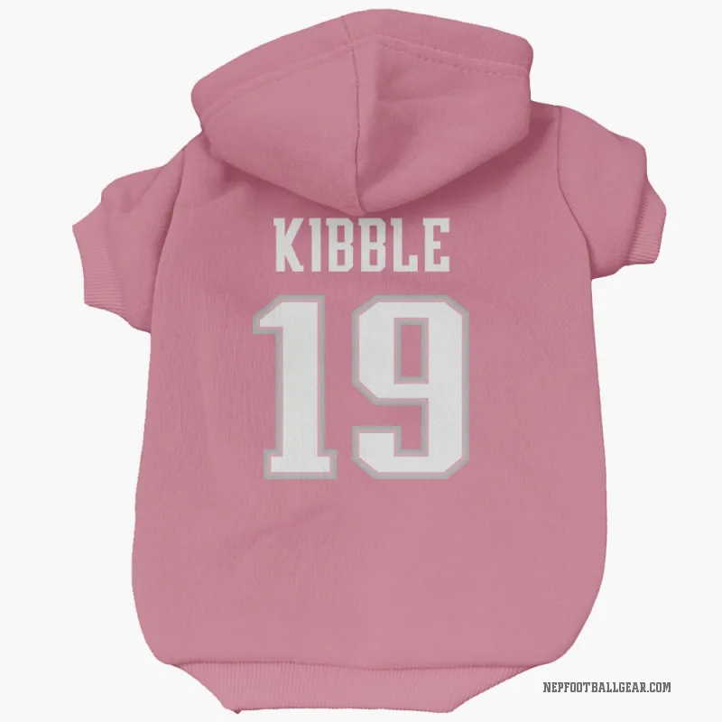 Jimmy Kibble  Pink New England Patriots  Cat & Dog Pet Hoodie
