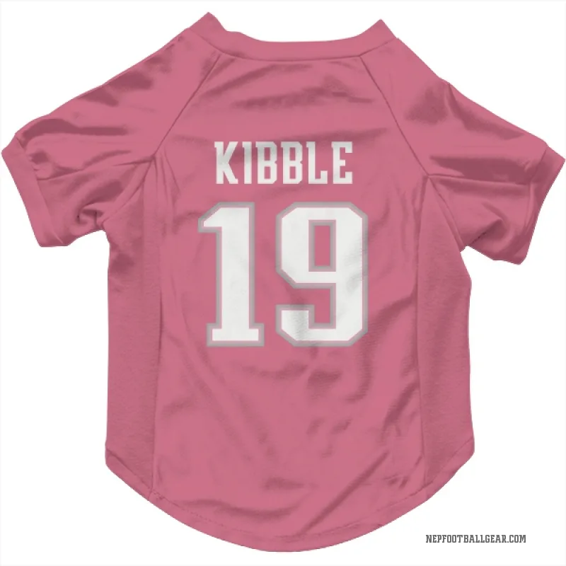 Jimmy Kibble  Pink New England Patriots  Cat & Dog Pet Jersey
