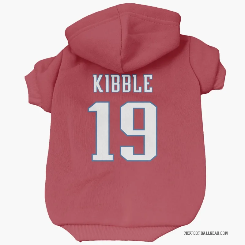 Jimmy Kibble  Red New England Patriots  Cat & Dog Pet Hoodie