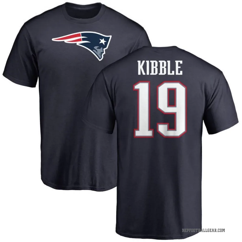 Jimmy Kibble Youth Navy New England Patriots Logo T-Shirt -