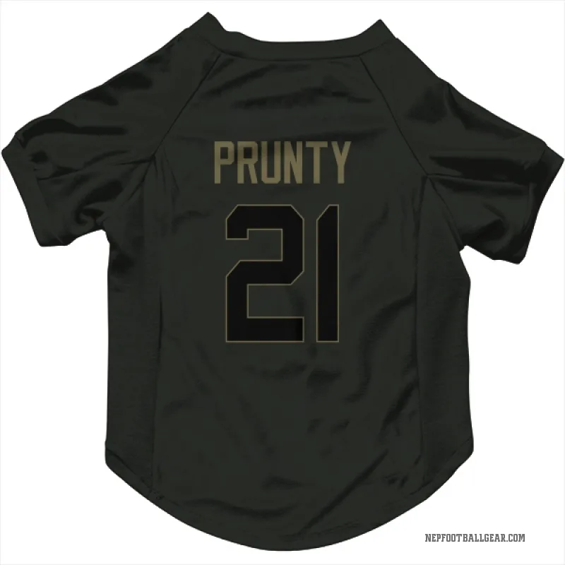 Karon Prunty  Black New England Patriots  Service Cat & Dog Pet Jersey