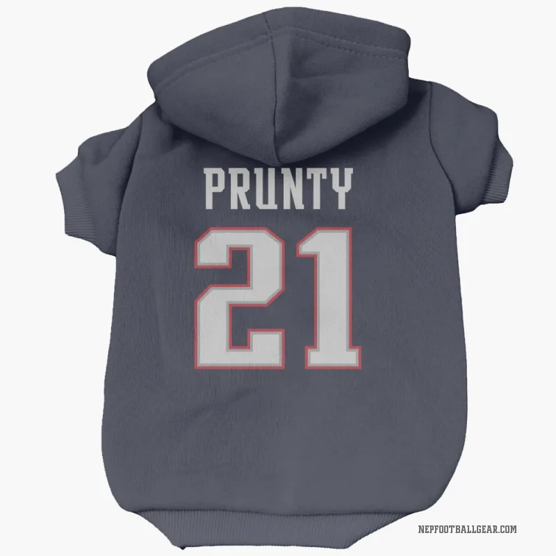 Karon Prunty  Navy New England Patriots  Cat & Dog Pet Hoodie