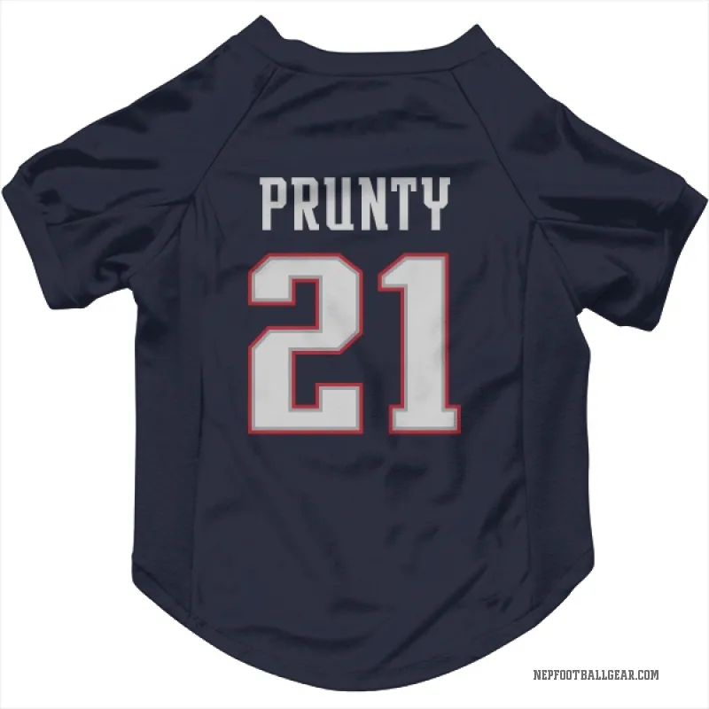 Karon Prunty  Navy New England Patriots  Cat & Dog Pet Jersey