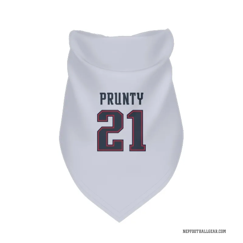 Karon Prunty  White New England Patriots  Cat & Dog Pet Bandana