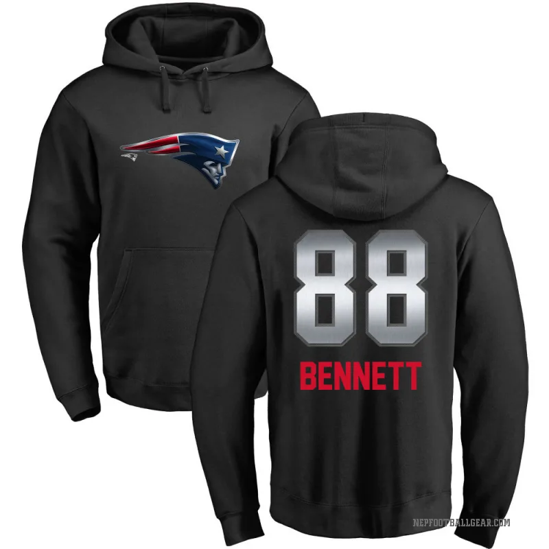 Martellus Bennett Youth Black New England Patriots Midnight Mascot Pullover Hoodie