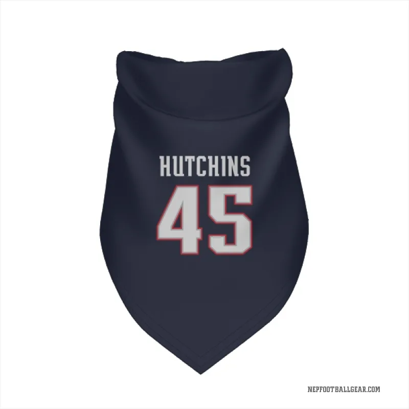 Quintayvious Hutchins  Navy New England Patriots  Cat & Dog Pet Bandana
