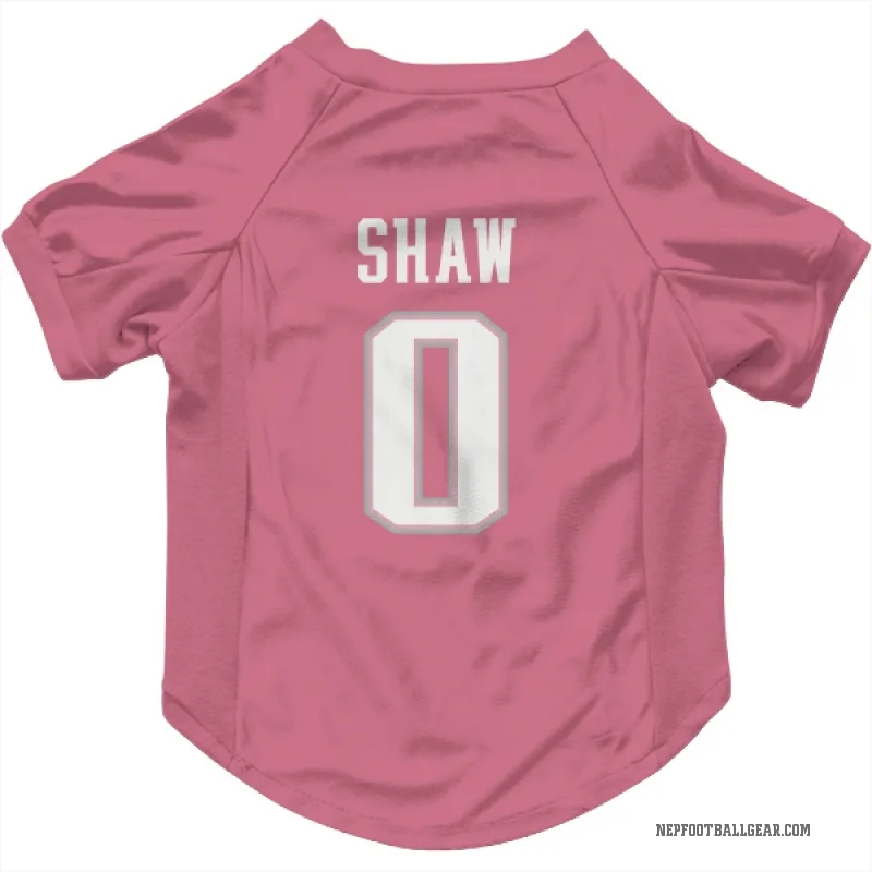 Travis Shaw  Pink New England Patriots  Cat & Dog Pet Jersey