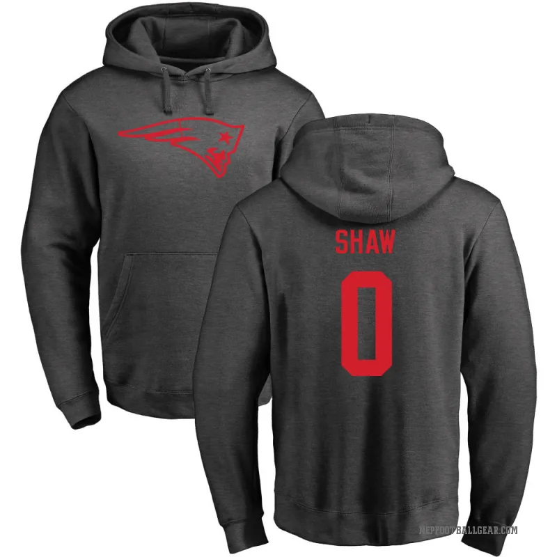 Travis Shaw Youth New England Patriots Pro Line by Branded Ash One Color Pullover Hoodie