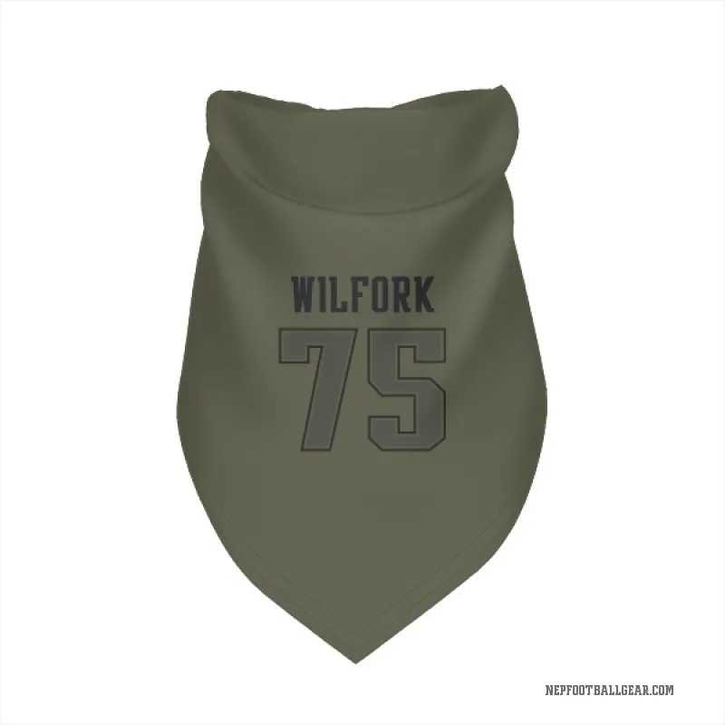 Vince Wilfork Olive New England Patriots Cat & Dog Pet Bandana